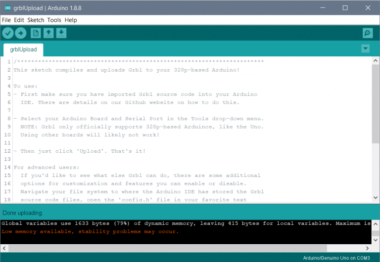 GRBL Firmware LongMill CNC CNC