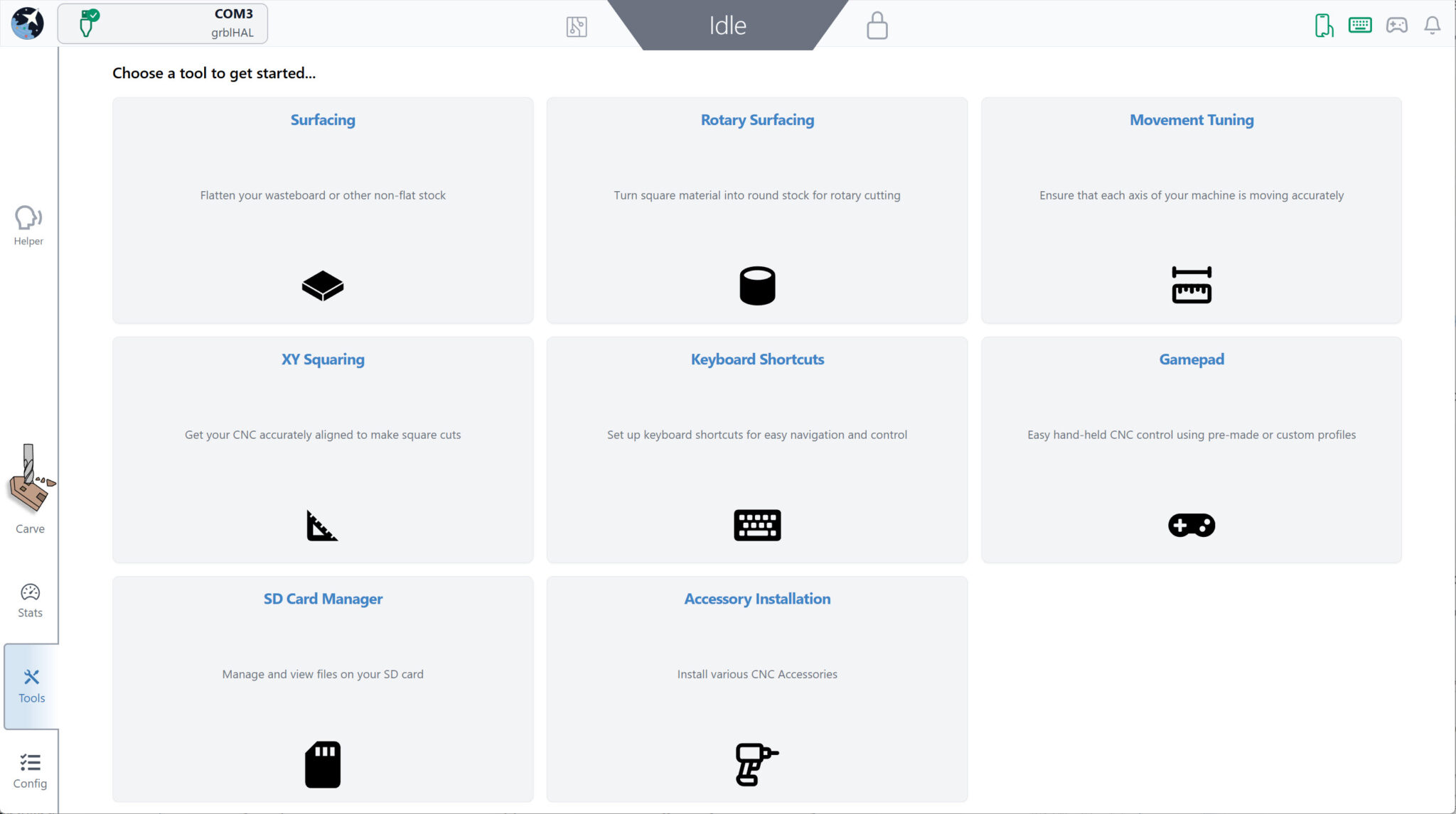 Setup & Layout - gSender Docs